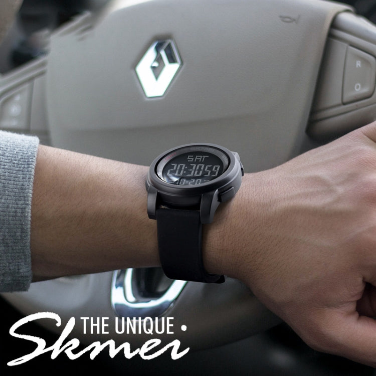 SKMEI 1257 Orologio da polso sportivo da uomo alla moda da esterno impermeabile da 50 m