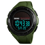SKMEI 1405 Fashion Solar Power Outdoor Sports Watch Orologio digitale da uomo impermeabile multifunzionale da 50 m