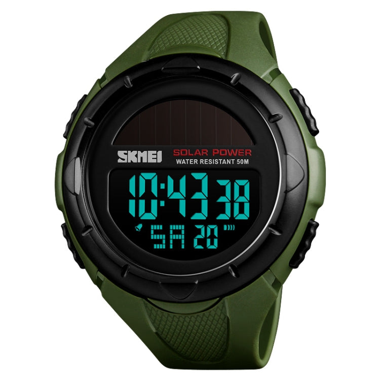 SKMEI 1405 Fashion Solar Power Outdoor Sports Watch Orologio digitale da uomo impermeabile multifunzionale da 50 m