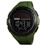 SKMEI 1405 Fashion Solar Power Outdoor Sports Watch Orologio digitale da uomo impermeabile multifunzionale da 50 m