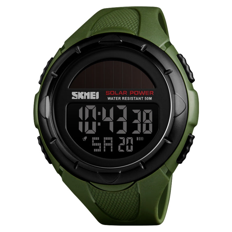 SKMEI 1405 Fashion Solar Power Outdoor Sports Watch Orologio digitale da uomo impermeabile multifunzionale da 50 m