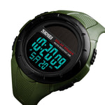 SKMEI 1405 Fashion Solar Power Outdoor Sports Watch Orologio digitale da uomo impermeabile multifunzionale da 50 m