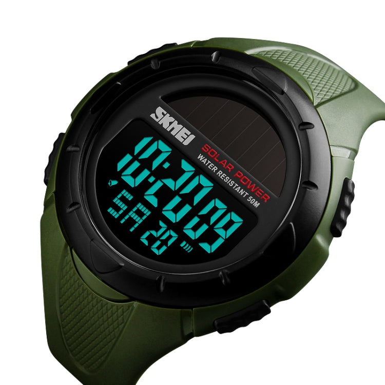 SKMEI 1405 Fashion Solar Power Outdoor Sports Watch Orologio digitale da uomo impermeabile multifunzionale da 50 m