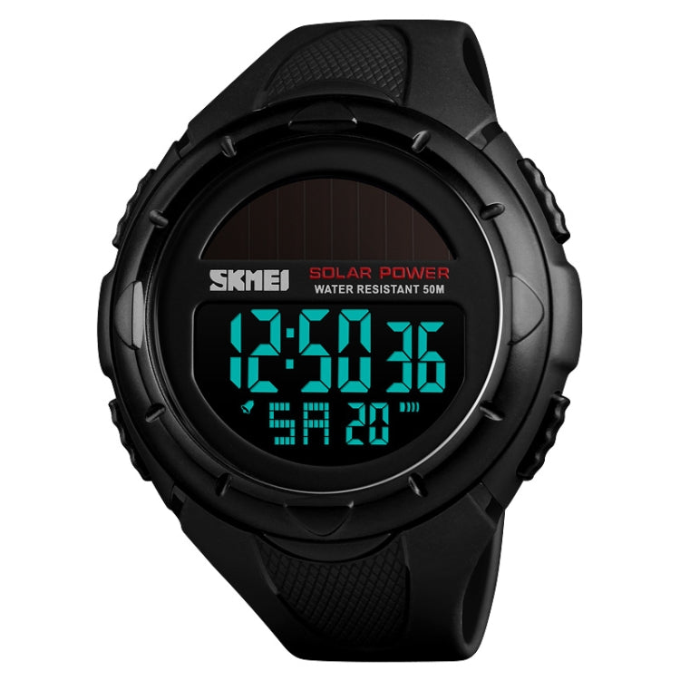 SKMEI 1405 Fashion Solar Power Outdoor Sports Watch Orologio digitale da uomo impermeabile multifunzionale da 50 m