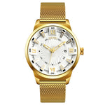 SKMEI 9166 Fashion Men Business Watch 30m Orologio da polso al quarzo in metallo impermeabile