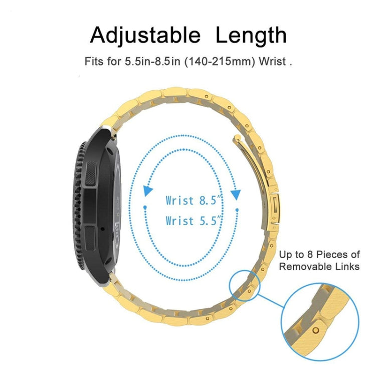 Cinturino da polso in acciaio inossidabile per Samsung Gear S3 22mm
