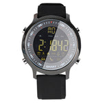 EX18 Smart Sports Watch FSTN Schermo intero Quadrante luminoso Cinturino in TPU ad alta resistenza, Conteggio passi di supporto / Calorie bruciate / Calendario Data / Bluetooth 4.0 / Promemoria chiamata in arrivo / Promemoria batteria scarica