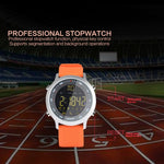 EX18 Smart Sports Watch FSTN Schermo intero Quadrante luminoso Cinturino in TPU ad alta resistenza, Conteggio passi di supporto / Calorie bruciate / Calendario Data / Bluetooth 4.0 / Promemoria chiamata in arrivo / Promemoria batteria scarica