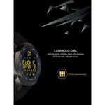 EX18 Smart Sports Watch FSTN Schermo intero Quadrante luminoso Cinturino in TPU ad alta resistenza, Conteggio passi di supporto / Calorie bruciate / Calendario Data / Bluetooth 4.0 / Promemoria chiamata in arrivo / Promemoria batteria scarica