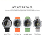 EX18 Smart Sports Watch FSTN Schermo intero Quadrante luminoso Cinturino in TPU ad alta resistenza, Conteggio passi di supporto / Calorie bruciate / Calendario Data / Bluetooth 4.0 / Promemoria chiamata in arrivo / Promemoria batteria scarica