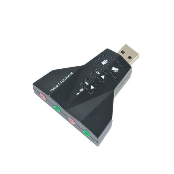 Adattatore Scheda Audio Usb 2.0 3d Virtual  Sound 7.1