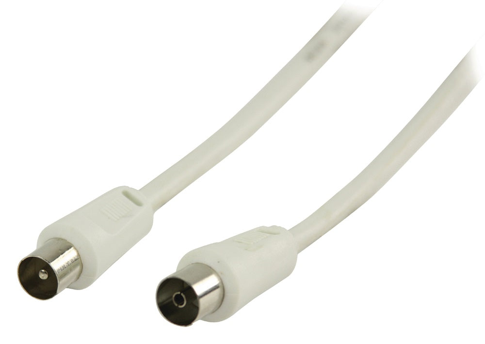Cavo coassiale Coax (IEC) Dritto maschio - femmina  25m bianco
