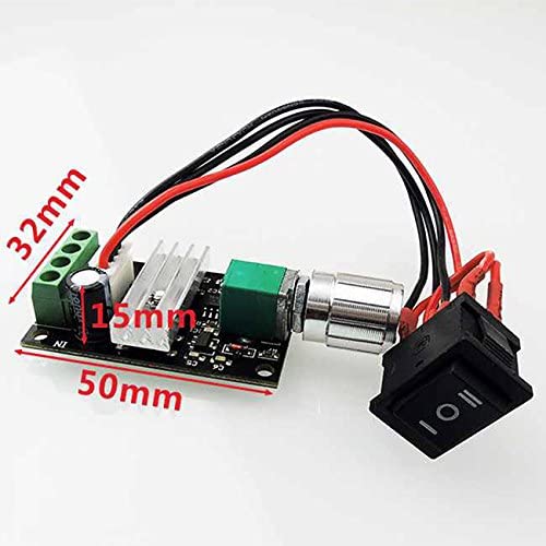 Regolatore di velocità PWM con interruttore 6V 12V 24V 28V 3A 80W WB1046