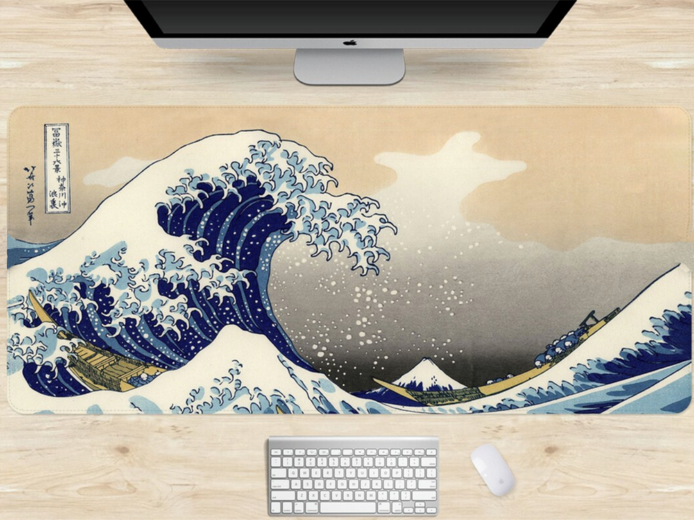 Tappetino per mouse 80x30cm "La grande onda" 06318 5907451353677 WB1102