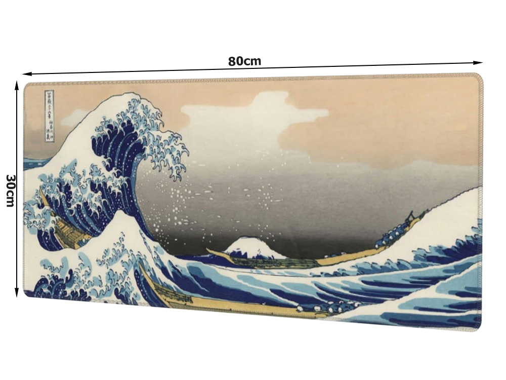 Tappetino per mouse 80x30cm "La grande onda" 06318 5907451353677 WB1102