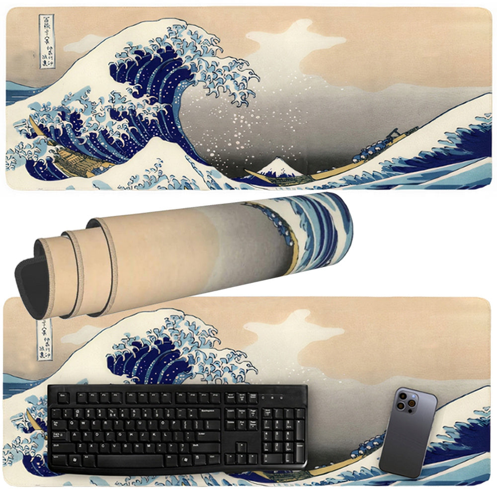Tappetino per mouse 80x30cm "La grande onda" 06318 5907451353677 WB1102