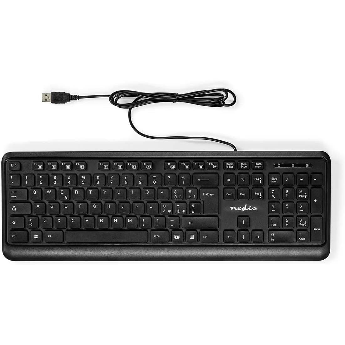 Kit tastiera mouse e tappetino USB per PC ufficio e casa KBMU200BKIT 5412810408399 KSC-355 6921042113548 KITCOMPUTER100