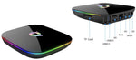 TV Box Android 10.0 Q PLUS 4gb RAM 64gb ROM con telecomando FO-Y7 WB112