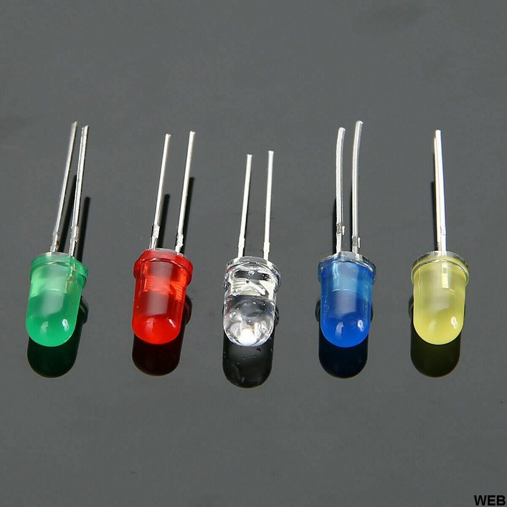 Kit diodi led 3mm 500pz 5 colori WB1128