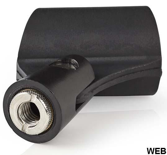 Supporto per microfono universale vite da 5/8″ e 3/8″ nero WB1130 MPCL20BK 5412810291755