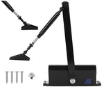 Chiudiporta con bloccoporta universale 40-60 kg nero