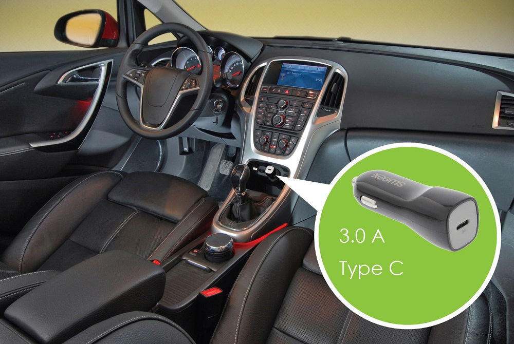 Caricabatteria per Auto 1-Output 3.0 A USB-C™ Nero CH-013BL 8717534023321 WB1140
