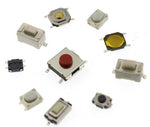 Kit 250 interruttori a pulsante tattile varie misure
