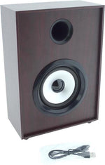 Cassa Bluetooth ricaricabile in legno 5W con ingresso AUX 3.5mm