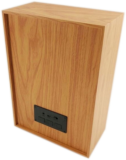 Cassa Bluetooth ricaricabile in legno 5W con ingresso AUX 3.5mm 8715986902140 80077 Soundlogic WB126