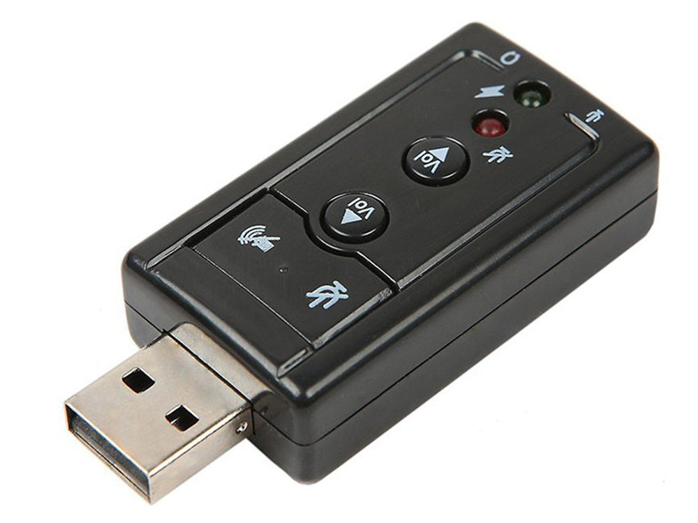 ​Adattatore audio USB 7.1 con ingresso jack per microfono e audio 06283 5907451342794 WB1282
