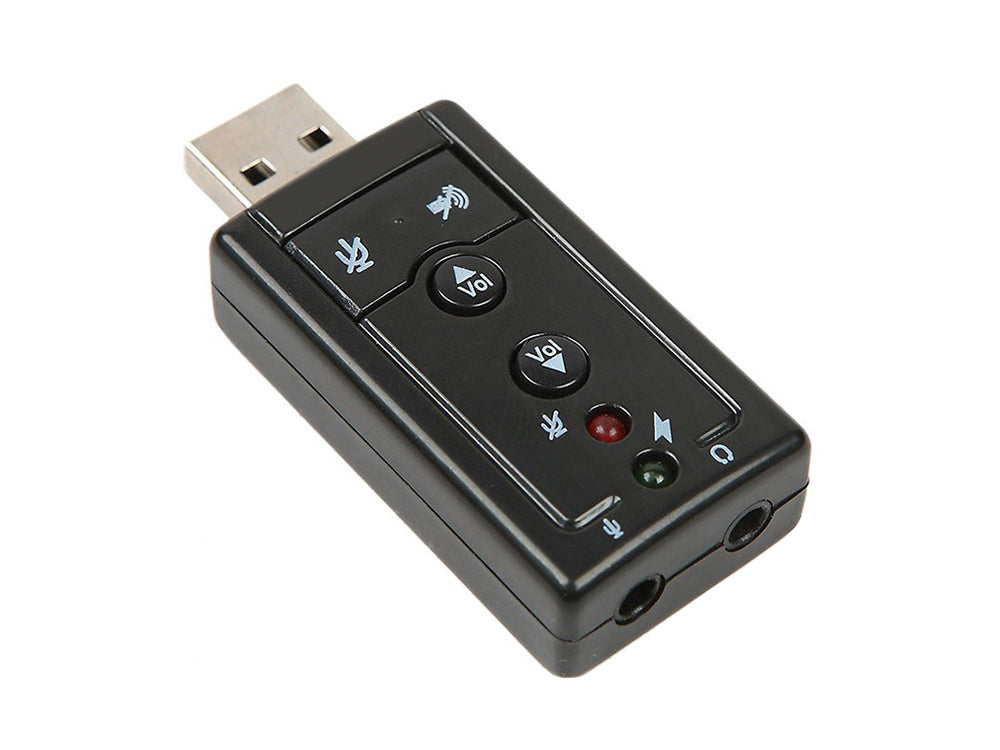 ​Adattatore audio USB 7.1 con ingresso jack per microfono e audio 06283 5907451342794 WB1282