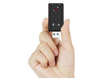 ​Adattatore audio USB 7.1 con ingresso jack per microfono e audio 06283 5907451342794 WB1282
