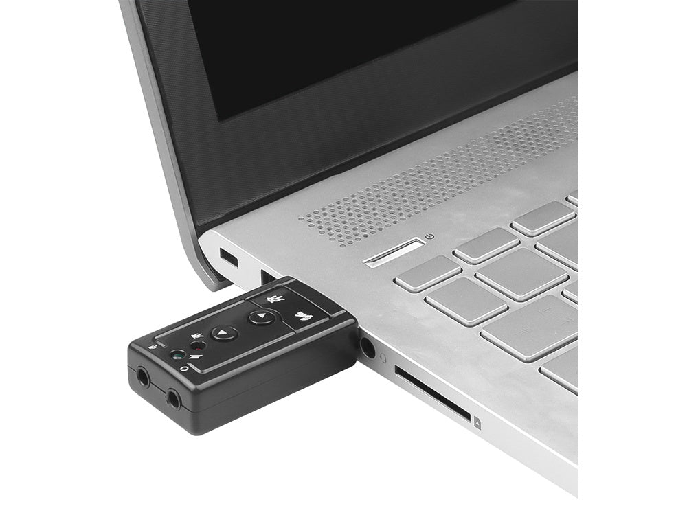 ​Adattatore audio USB 7.1 con ingresso jack per microfono e audio 06283 5907451342794 WB1282