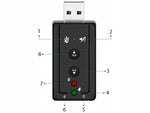 ​Adattatore audio USB 7.1 con ingresso jack per microfono e audio 06283 5907451342794 WB1282