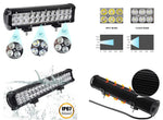 Faro LED supplementare per fuoristrada 72W luce fredda 6480lm WB130