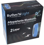 Effetto luce proiettore doppio laser rosso/verde con telecomando e altoparlante Bluetooth 4003073931796 WB1304