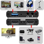 Scheda di acquisizione video 4K Sn Record HDMI USB3.0 1080P 60FPS   WB1380 8053323552338