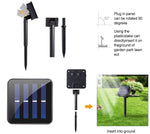 Striscia LED RGB  in filo di rame 10m 100 led con pannello solare 8055947820657 AB-TA201 WB1412