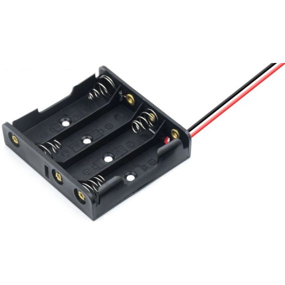 Contenitore porta batterie 4xAA 1.5V