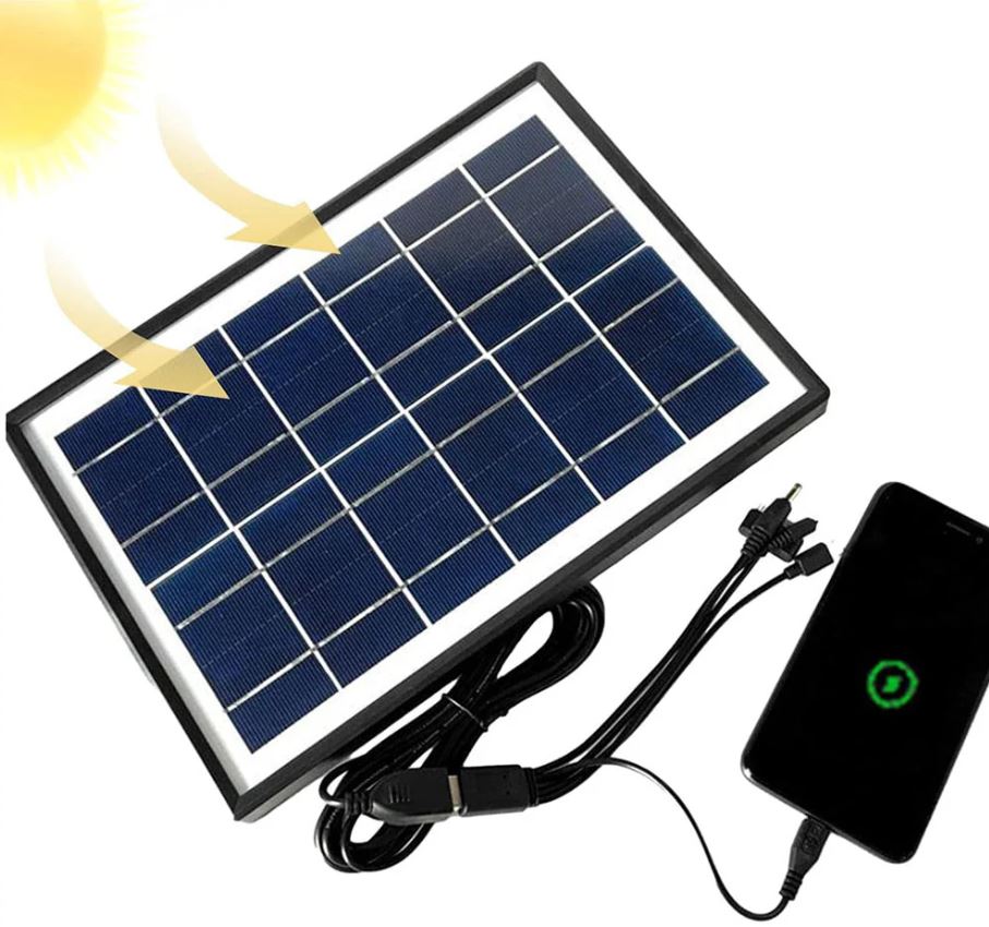 Pannello Solare USB 12W 5V 1.6A 7867866007108 ZO-710KC WB1476