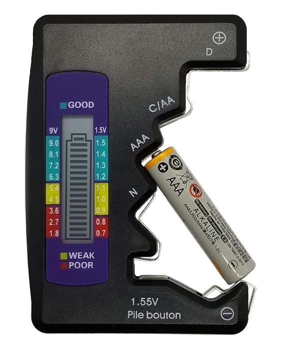 Tester digitale con display LCD per batterie WB1492