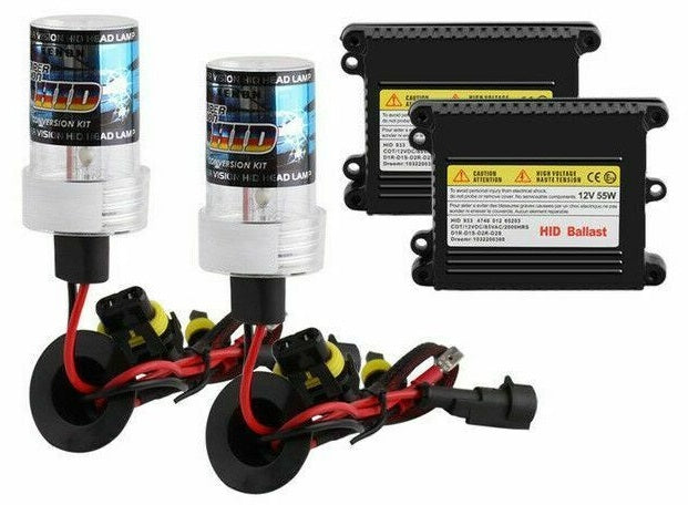 Kit fari Xenon H7 6000K 55W per auto WB156
