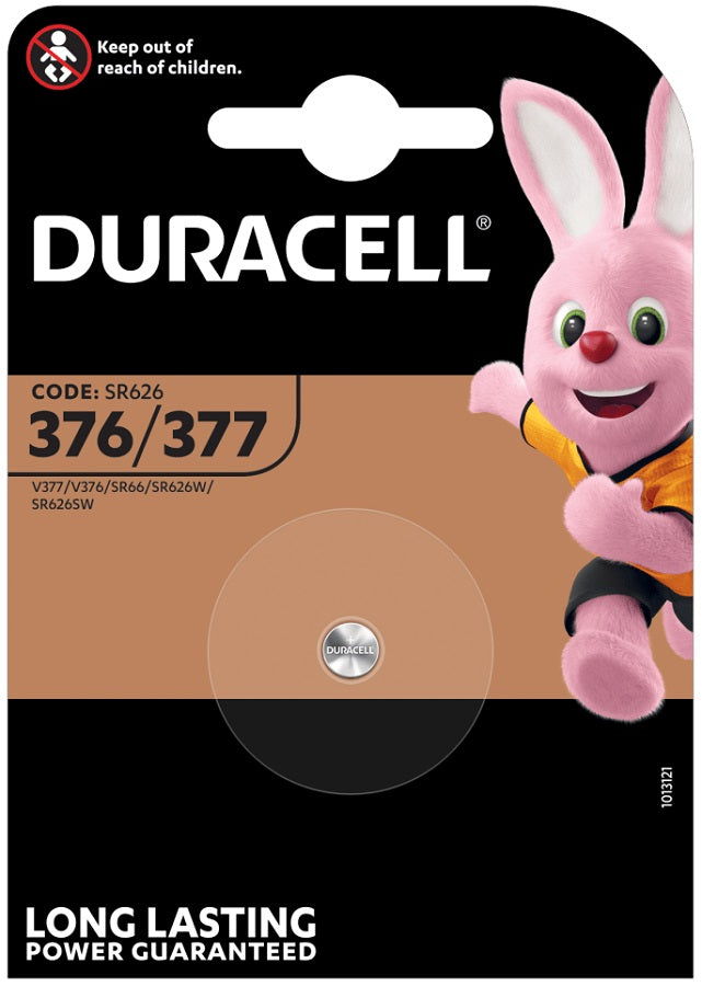 Batteria a bottone 1.5V all'ossido d'argento SR626 Duracell 5000394062986 WB1573