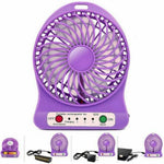 Ventilatore ricaricabile portatile - vari colori 6918032020078 WB1578