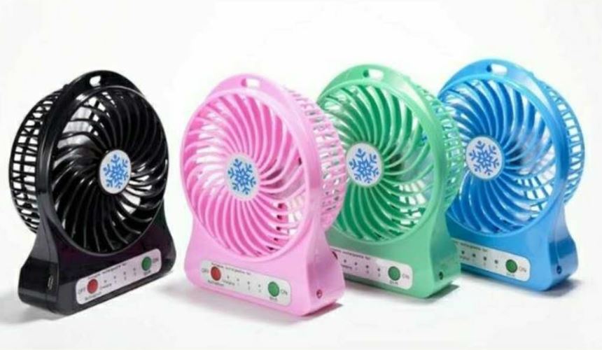 Ventilatore ricaricabile portatile - vari colori 6918032020078 WB1578