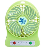 Ventilatore ricaricabile portatile - vari colori 6918032020078 WB1578