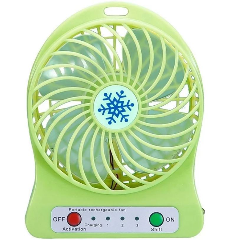 Ventilatore ricaricabile portatile - vari colori 6918032020078 WB1578