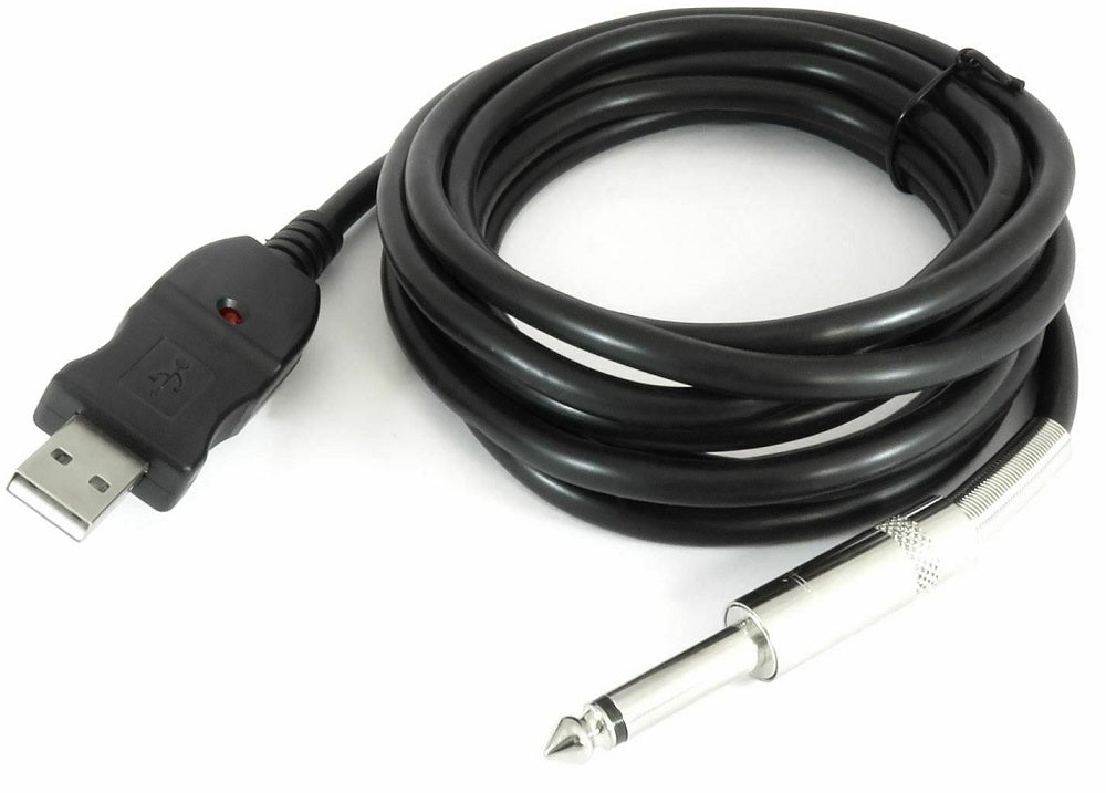 Cavo audio mono jack audio 6.35mm-USB 3m