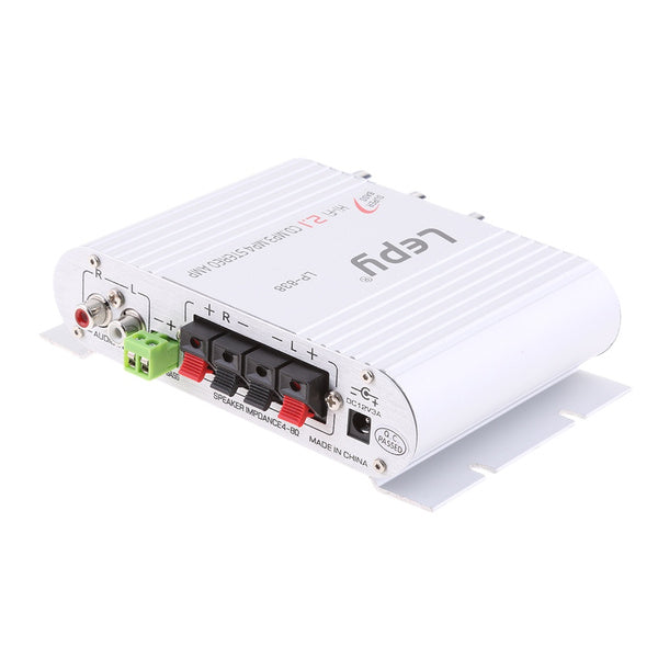 Amplificatore stereo Booster 2.1 15Wx2 + 20Wx1 Lepy LP838 WB1628
