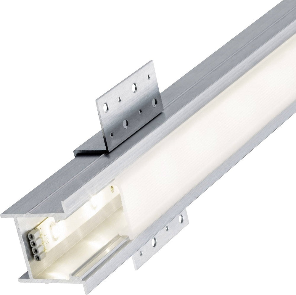 Profilo da incasso in acciaio satinato 1m per strisce LED Paulmann 708.60 4000870708606 WB163